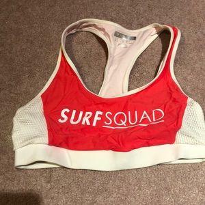 Forever 21 surf squad bathing suit top